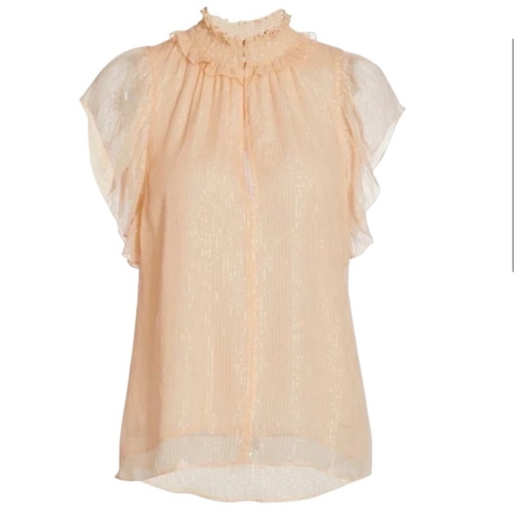 A.L.C. Hayley Silk Chiffon Top